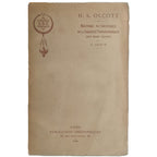 HISTOIRE AUTHENTIQUE DE LA SOCIÉTÉ THÉOSOPHIQUE (OLD DIARY LEAVES) IIIe série. Olcott, H. S.