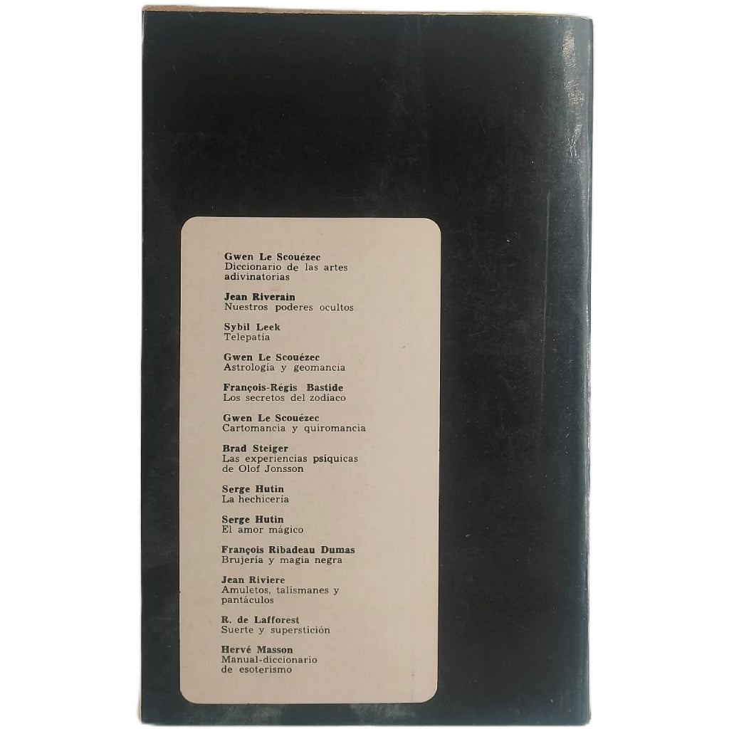 MANUAL-DICCIONARIO DE ESOTERISMO. Masson, Hervé