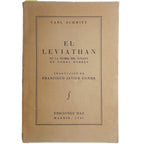 EL LEVIATHAN EN LA TEORÍA DEL ESTADO DE TOMAS HOBBES. Schmitt, Carl