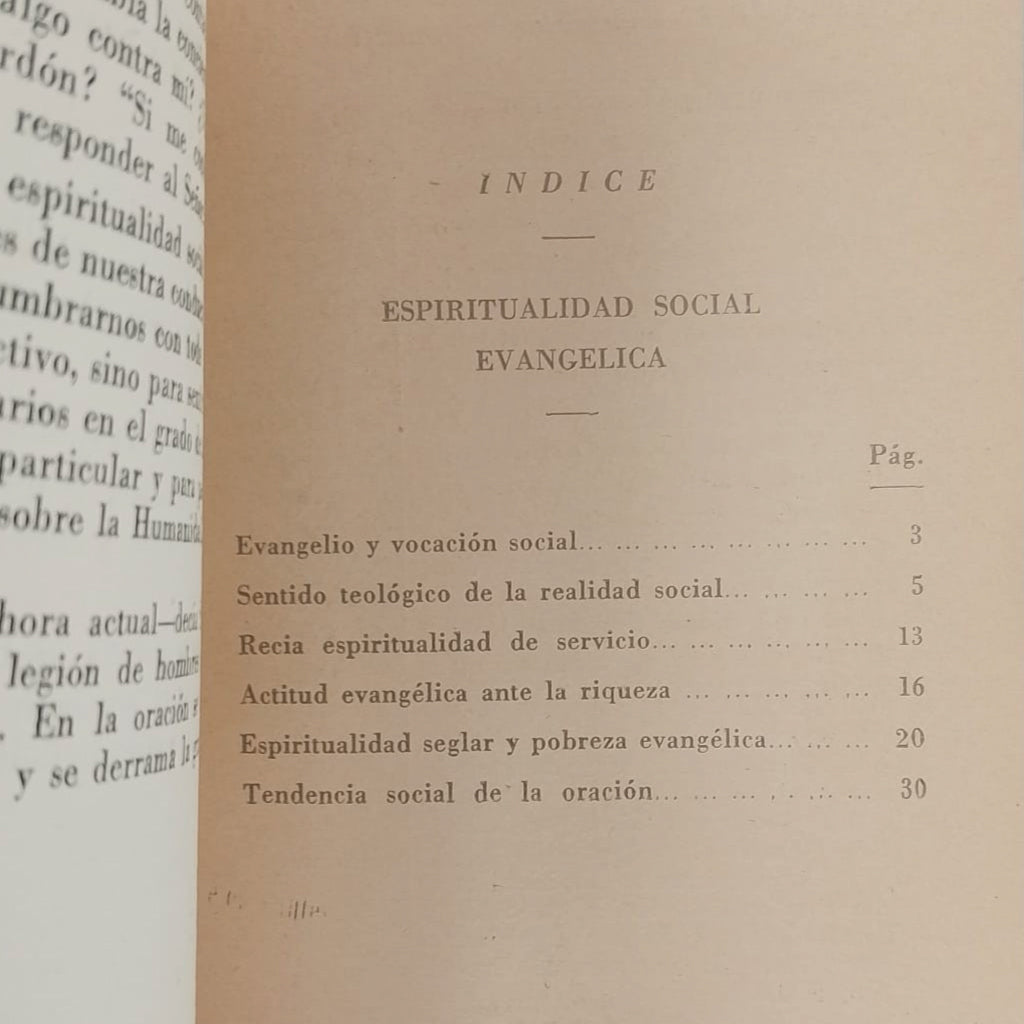 ESPIRITUALIDAD SOCIAL EVANGÉLICA. Carbonell de Masy, Rafael