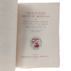 TRACTADO BREVE DE MEDICINA. Farfán, Fray Agustín