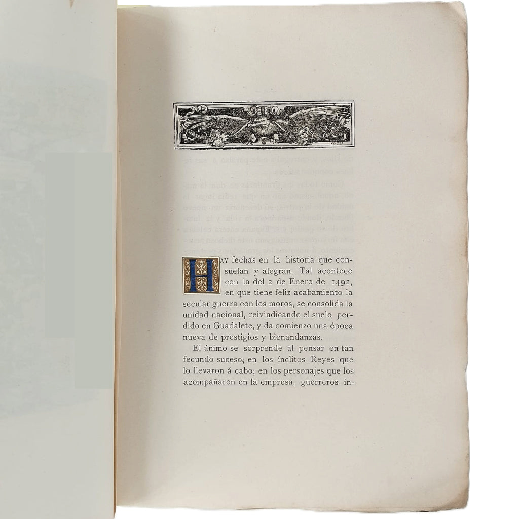 BULLETIN OF THE ARTISTIC CENTER OF GRANADA. January 2, 1892
