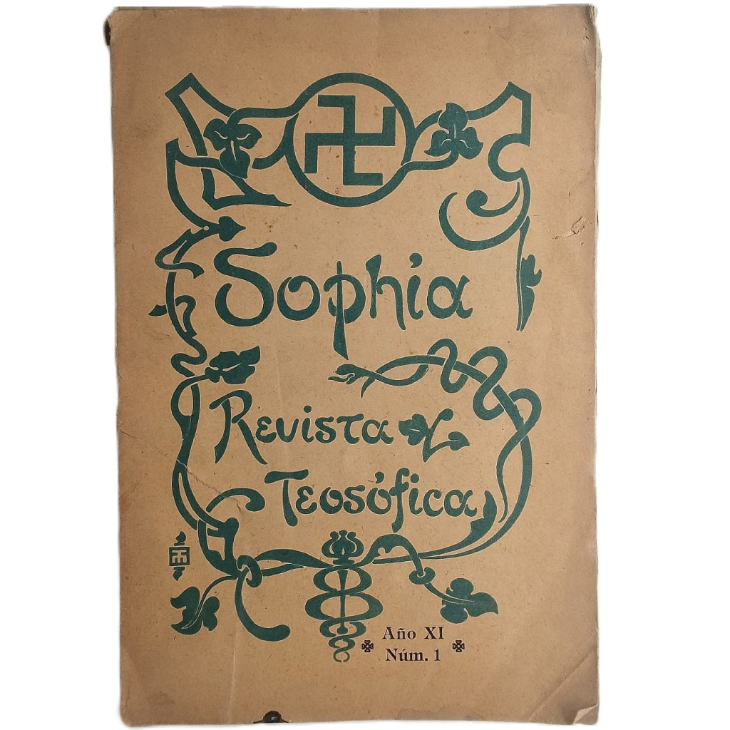 SOPHIA. REVISTA TEOSÓFICA. AÑO XI. NÚM. 1