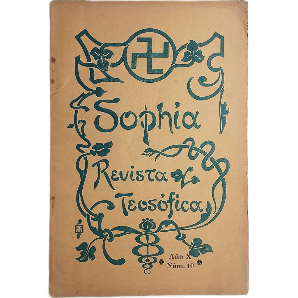 SOPHIA. REVISTA TEOSÓFICA. AÑO X. NÚM. 10