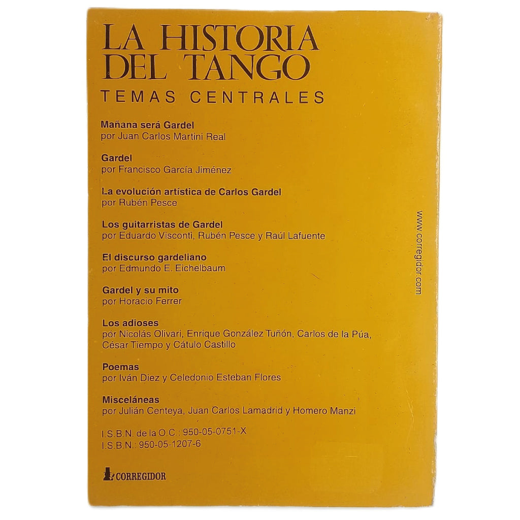 LA HISTORIA DEL TANGO. Carlos Gardel. Volumen extra. Varios autores