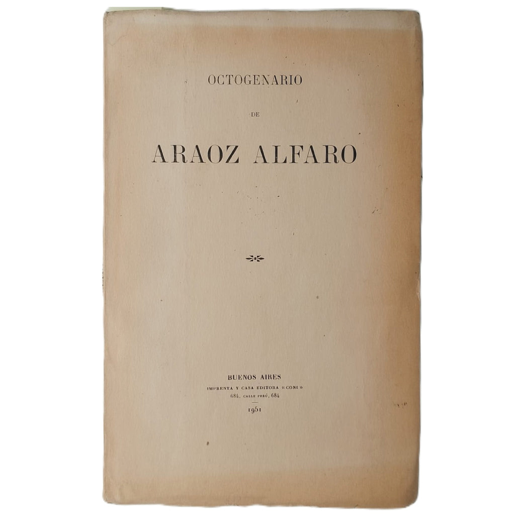 OCTOGENARIO DE ARAOZ ALFARO