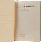 A CHARLIE'S RHYMES. Robinson, Philip