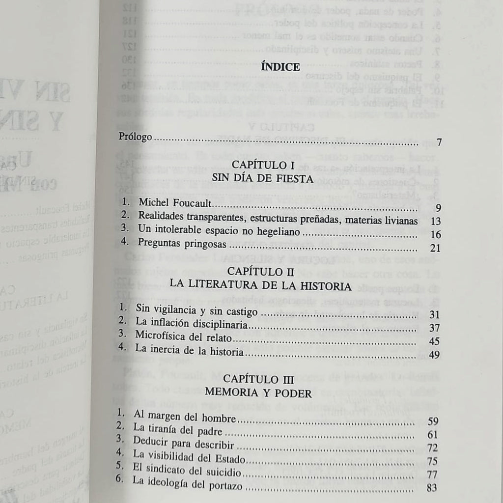 SIN VIGILANCIA Y SIN CASTIGO. Una discusión con Michel Foucault. Fernández Liria, Carlos