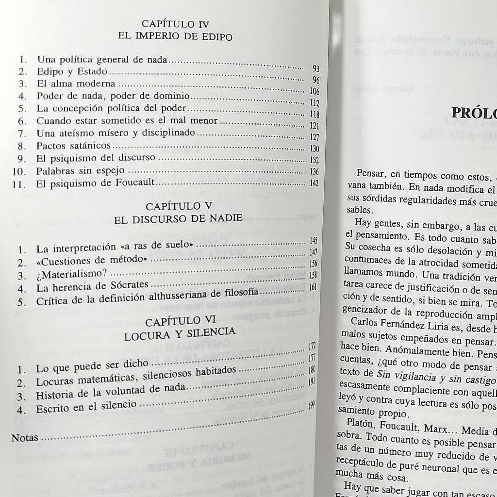 SIN VIGILANCIA Y SIN CASTIGO. Una discusión con Michel Foucault. Fernández Liria, Carlos