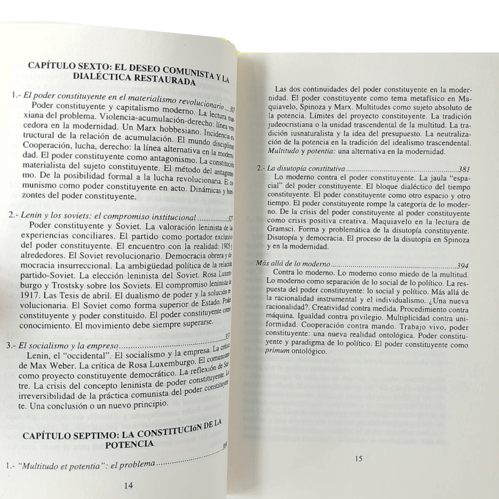 EL PODER CONSTITUYENTE. Ensayo sobre las alternativas de la modernidad. Negri, Antonio