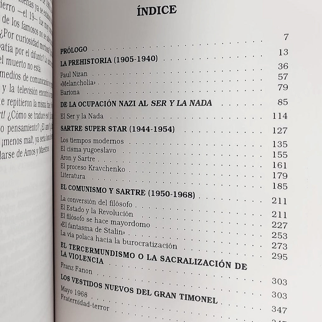 VIDA Y MENTIRA DE JEAN- PAUL SARTRE. Semprún Maura, Carlos