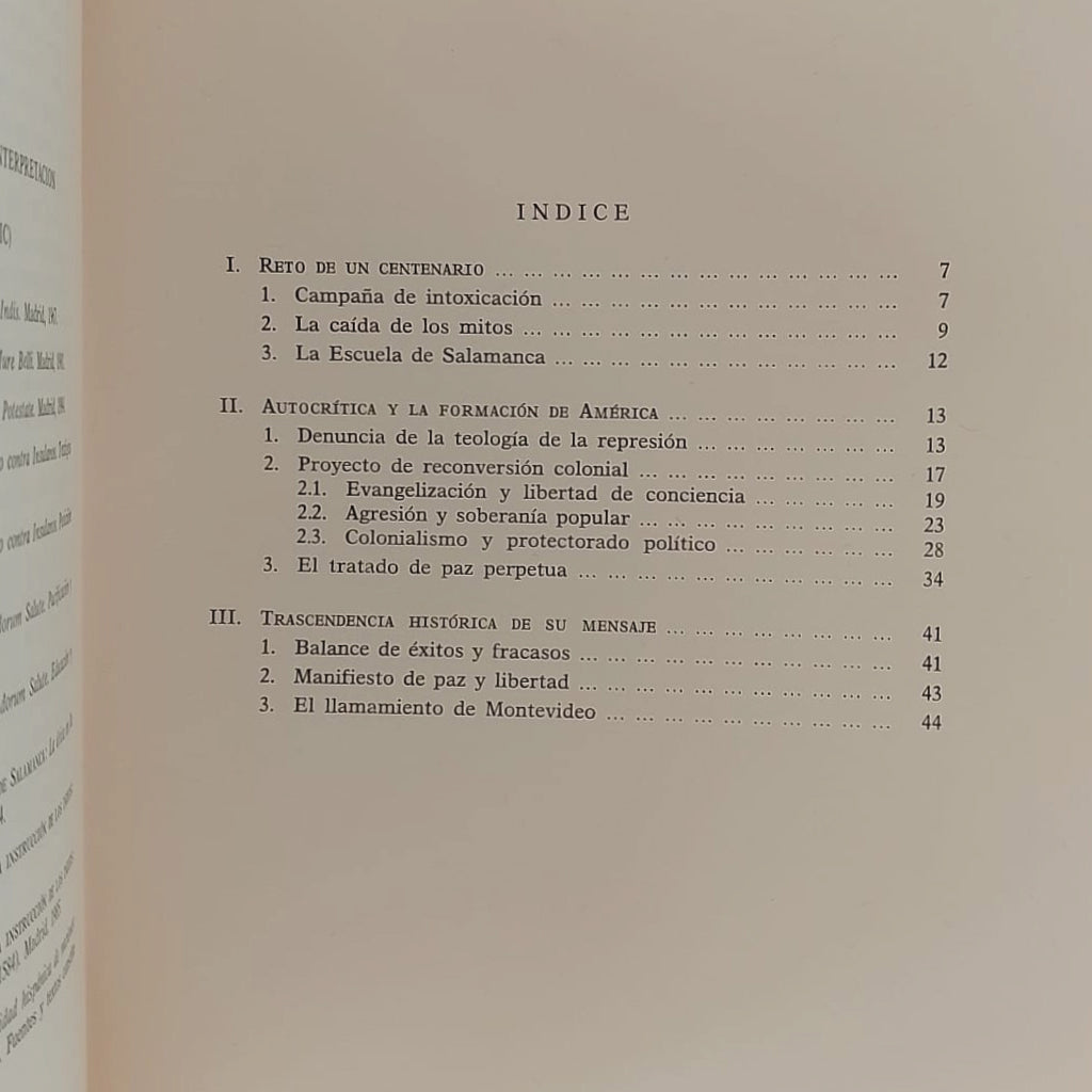 PROCESO A LA CONQUISTA DE AMÉRICA. Pereña Vicente, Luciano