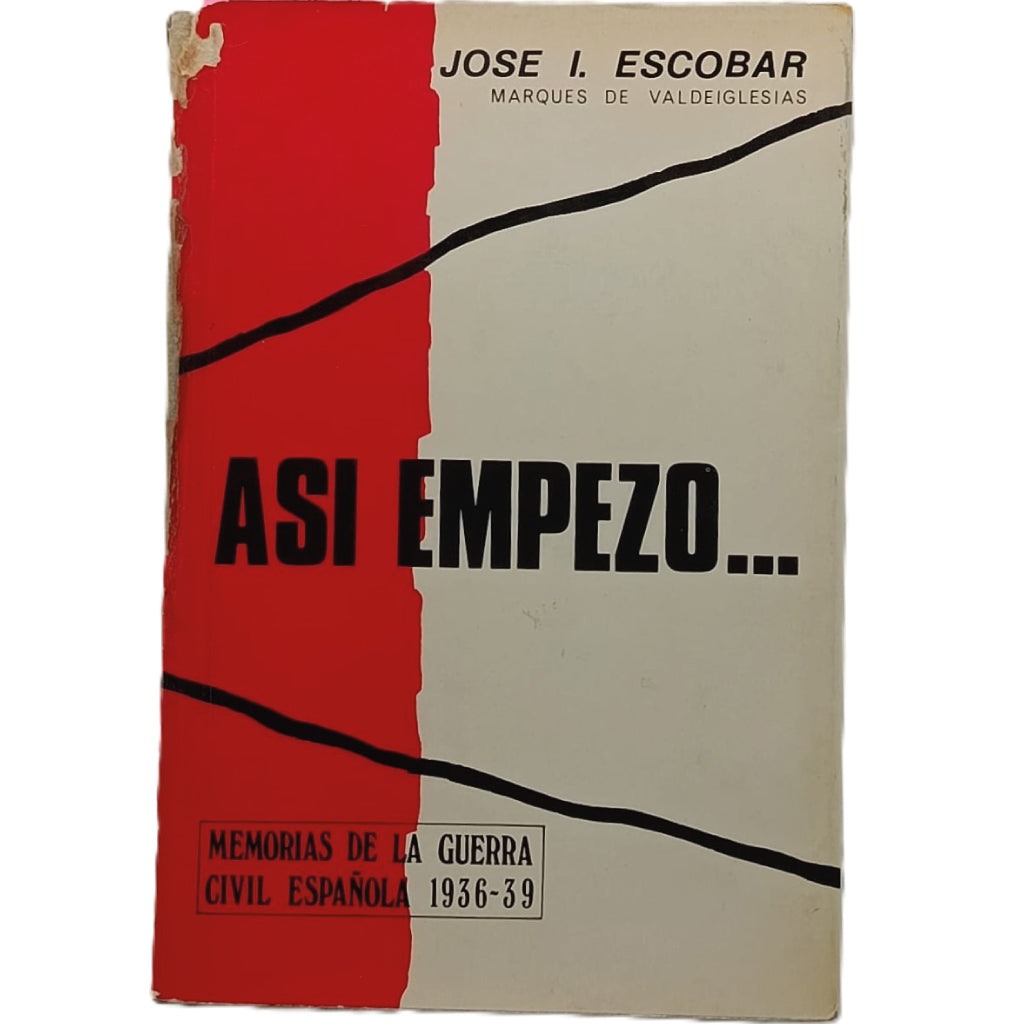 ASÍ EMPEZÓ... Escobar, José I.
