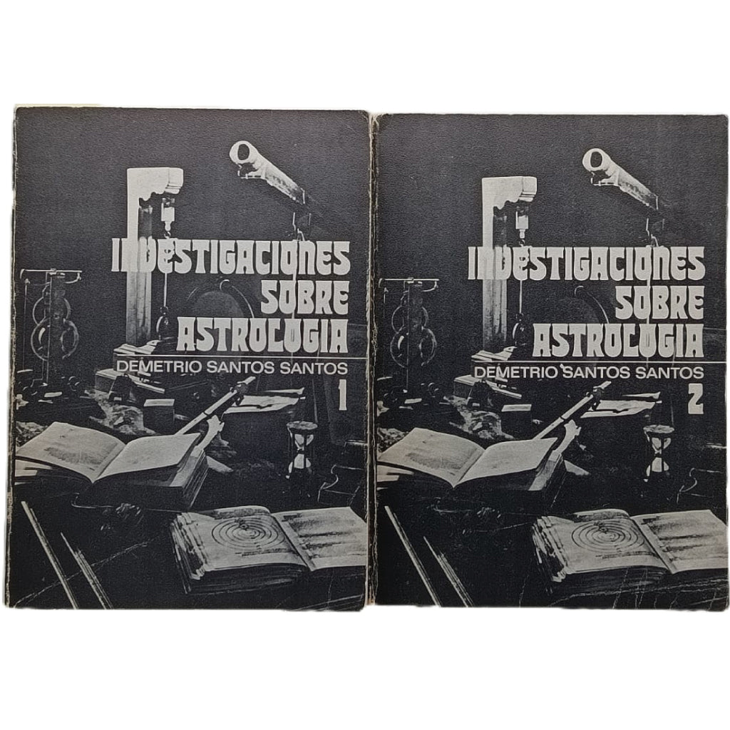 INVESTIGACIONES SOBRE ASTROLOGÍA. Volumen I y II. Santos Santos, Demetrio