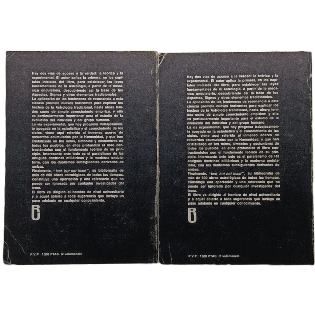 INVESTIGACIONES SOBRE ASTROLOGÍA. Volumen I y II. Santos Santos, Demetrio