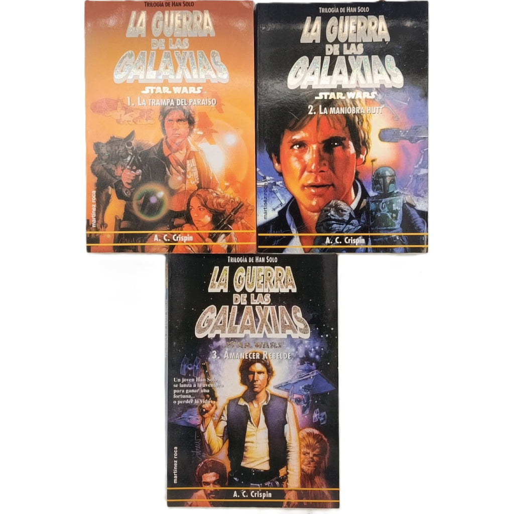 LA GUERRA DE LAS GALAXIAS: TRILOGÍA DE HAN SOLO (Completa). Crispin, A.C.