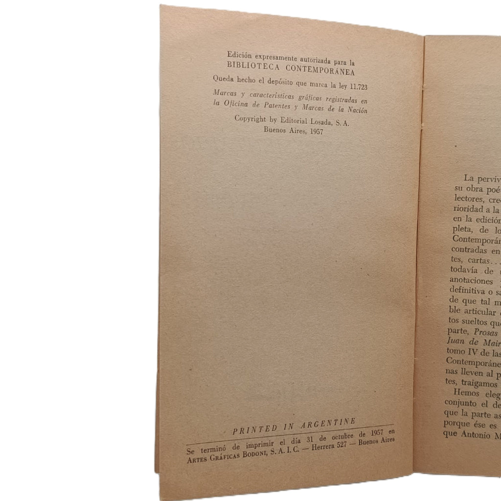 LOS COMPLEMENTARIOS y otras prosas póstumas. Machado, Antonio