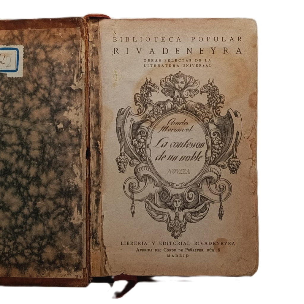 LA CONFESIÓN DE UN NOBLE. Charles Mérouvel