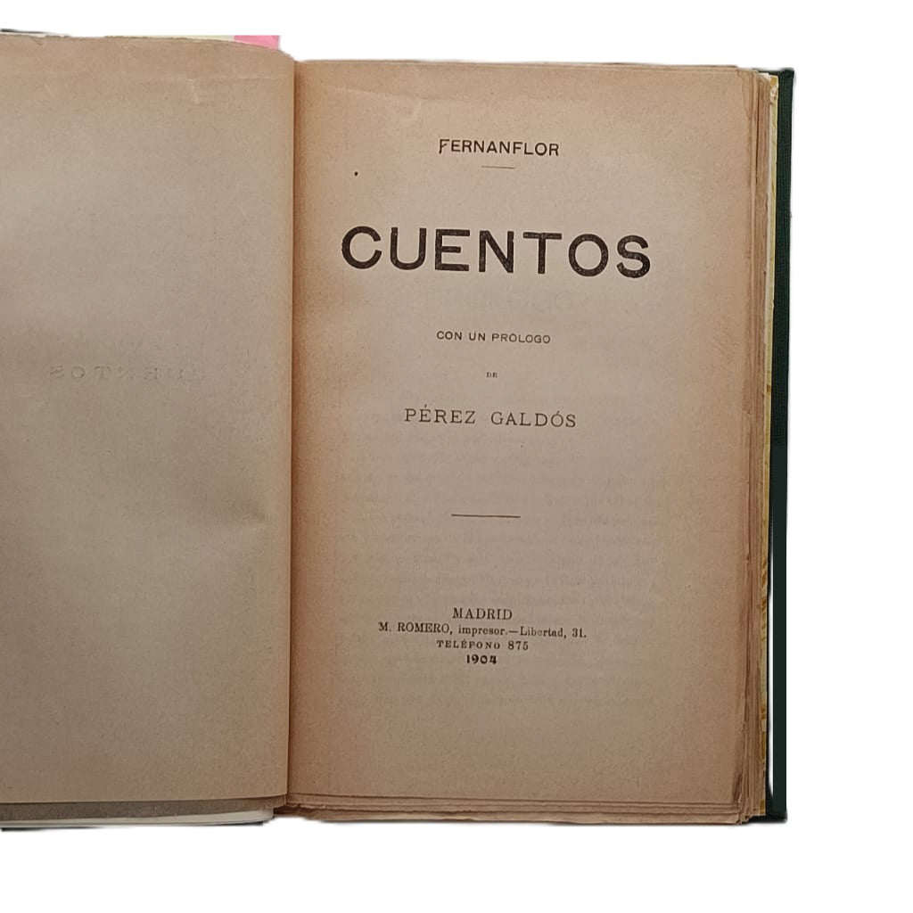 CUENTOS. Fernanflor (Isidoro Fernández Flórez)