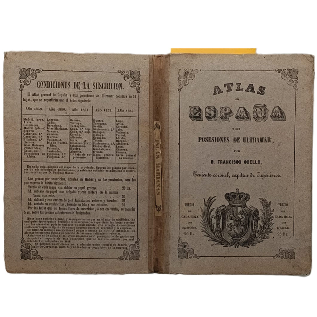 ATLAS DE ESPAÑA Y SUS POSESIONES DE ULTRAMAR: ISLAS MARIANAS, PALAOS Y CAROLINAS