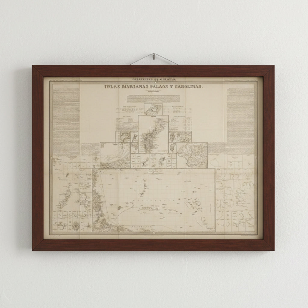 ATLAS DE ESPAÑA Y SUS POSESIONES DE ULTRAMAR: ISLAS MARIANAS, PALAOS Y CAROLINAS