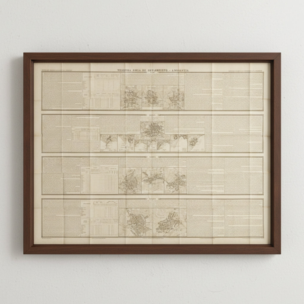 ATLAS DE ESPAÑA Y SUS POSESIONES DE ULTRAMAR: TERCERA HOJA DE SUPLEMENTO ANDALUCÍA