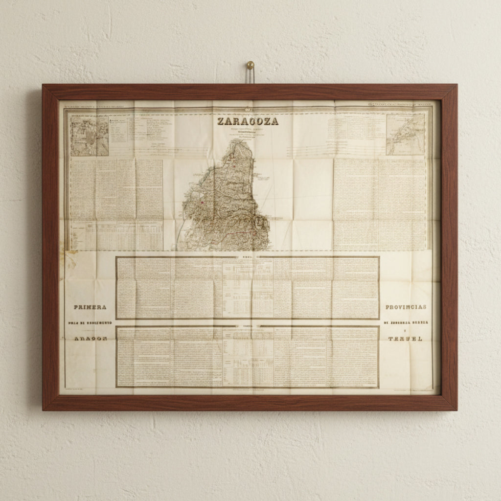 ATLAS DE ESPAÑA Y SUS POSESIONES DE ULTRAMAR: PRIMERA HOJA DE SUPLEMENTO ARAGÓN