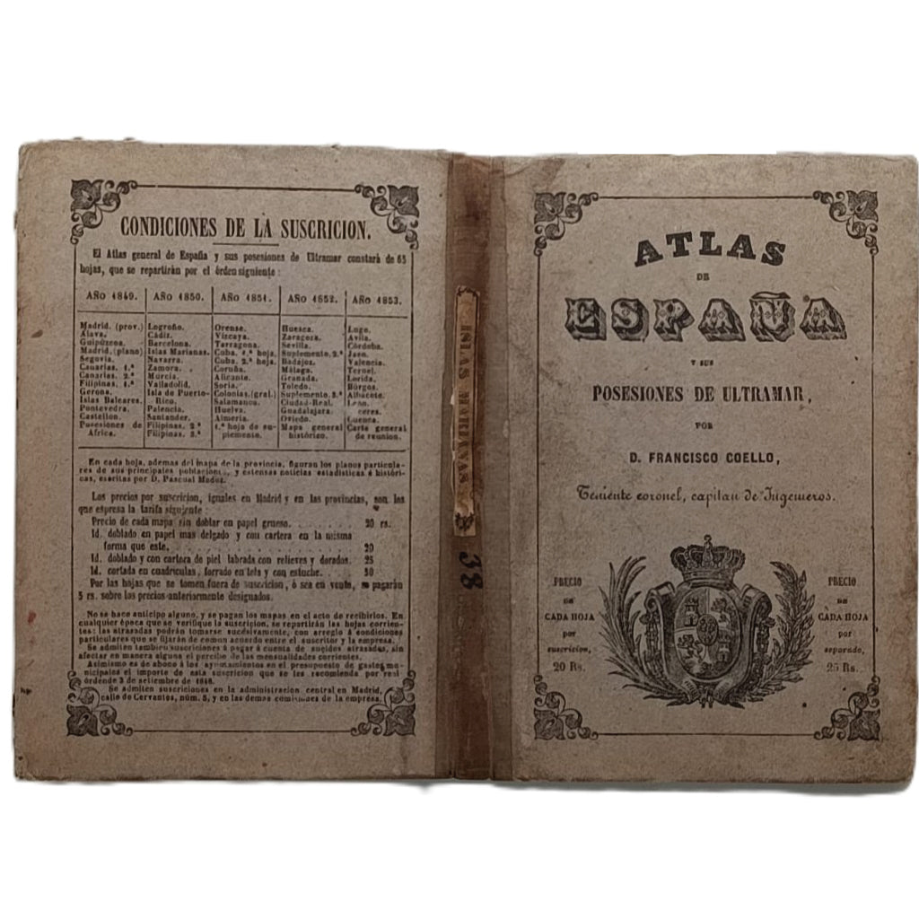 ATLAS DE ESPAÑA Y SUS POSESIONES DE ULTRAMAR: ISLAS MARIANAS, PALAOS Y CAROLINAS