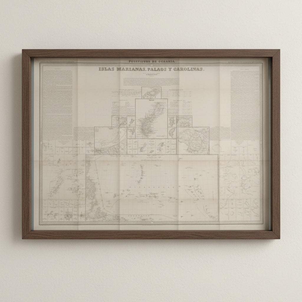 ATLAS DE ESPAÑA Y SUS POSESIONES DE ULTRAMAR: ISLAS MARIANAS, PALAOS Y CAROLINAS