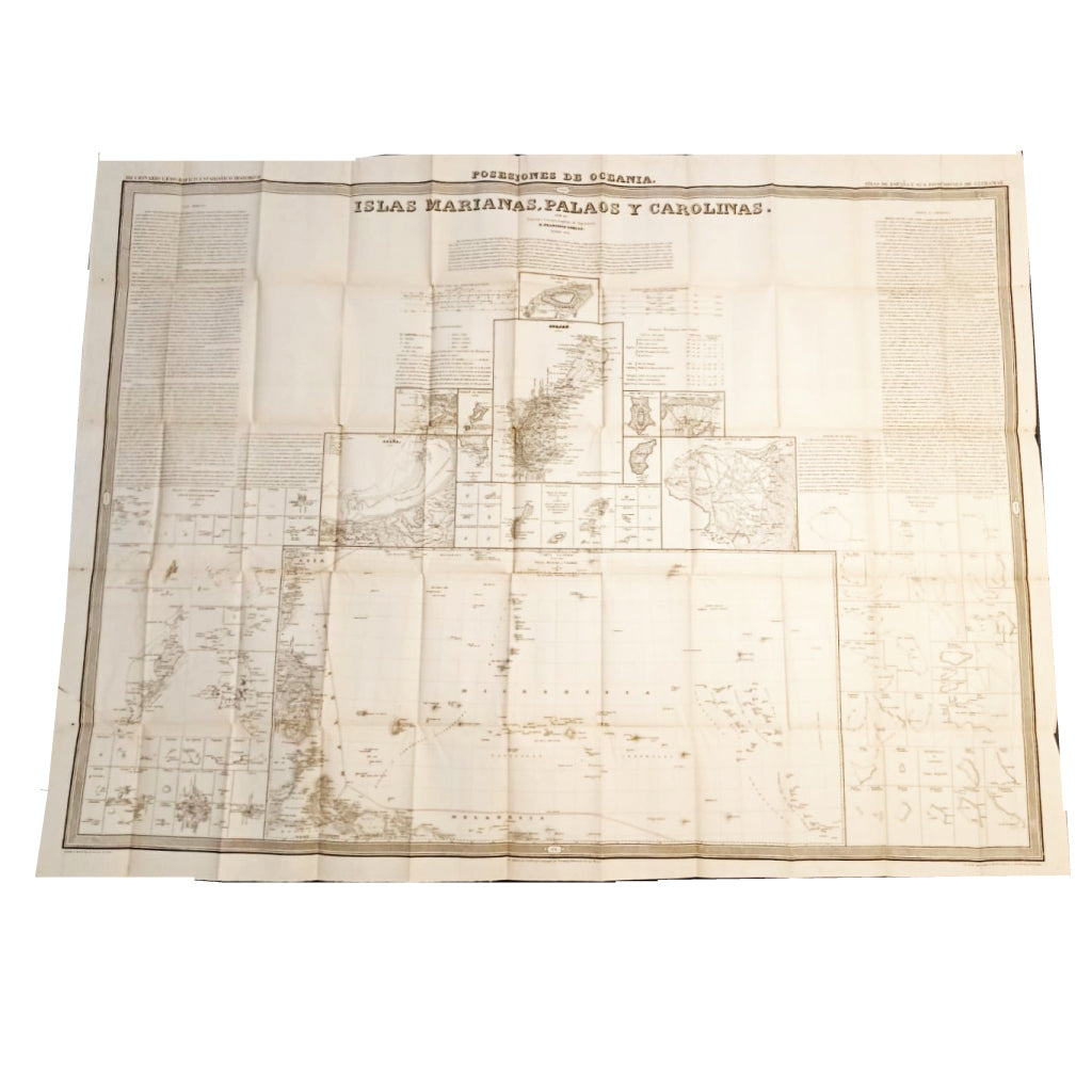 ATLAS DE ESPAÑA Y SUS POSESIONES DE ULTRAMAR: ISLAS MARIANAS, PALAOS Y CAROLINAS