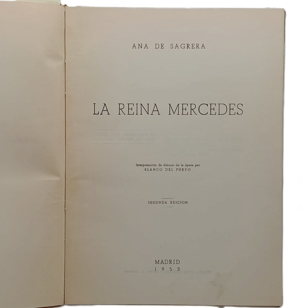 LA REINA MERCEDES. Sagrera, Ana de