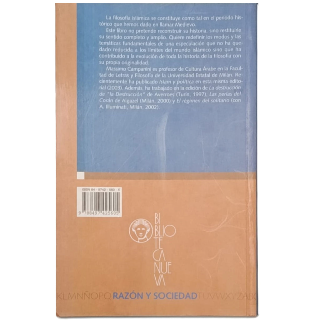 INTRODUCCIÓN A LA FILOSOFÍA ISLÁMICA. Campanini, Massimo
