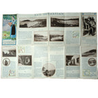 GUIPUZCOA. Plano y folleto turístico extensible