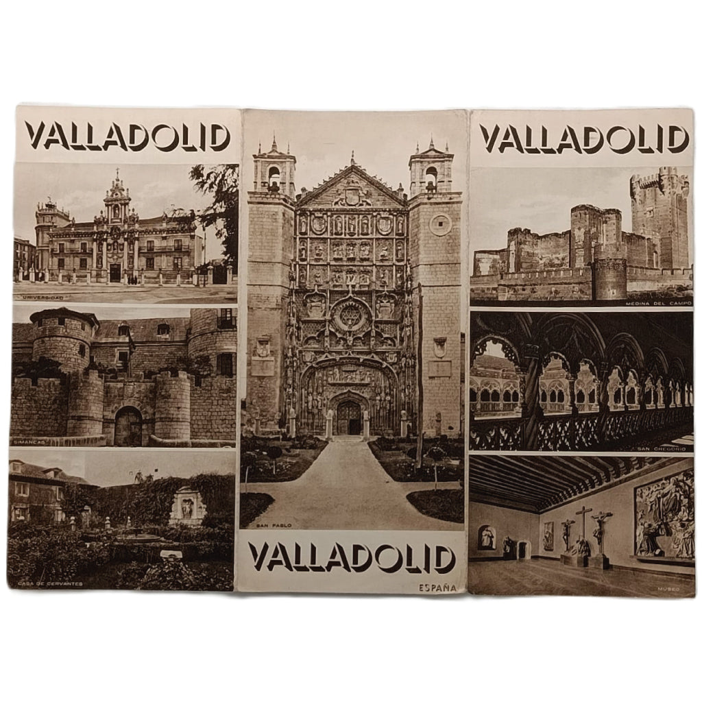 VALLADOLID. Folleto turístico. Patronato Nacional del Turismo