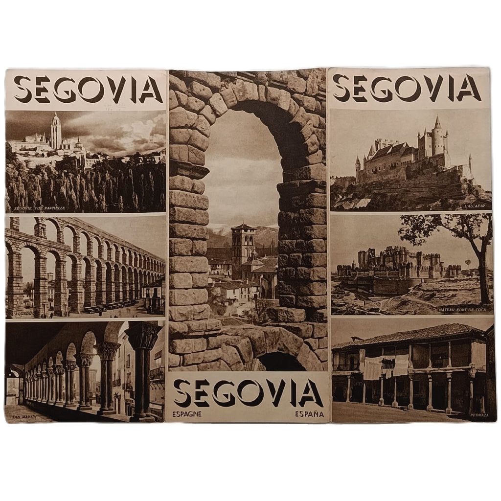 SEGOVIA. Folleto en francés. Patronato Nacional de Turismo