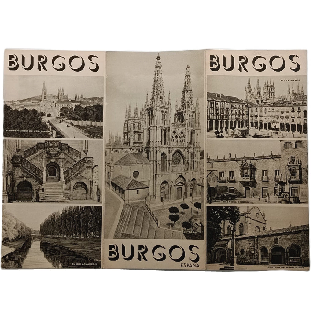 BURGOS. Folleto turístico. Patronato Nacional del Turismo