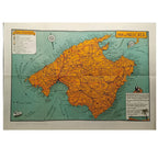 MAPA DE MALLORCA Y PLANO DE PALMA