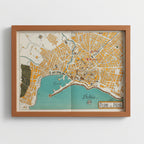 MAPA DE MALLORCA Y PLANO DE PALMA