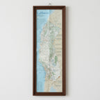 NATIONAL GEOGRAPHIC: COASTAL CALIFORNIA. Produced by Cartographic Division