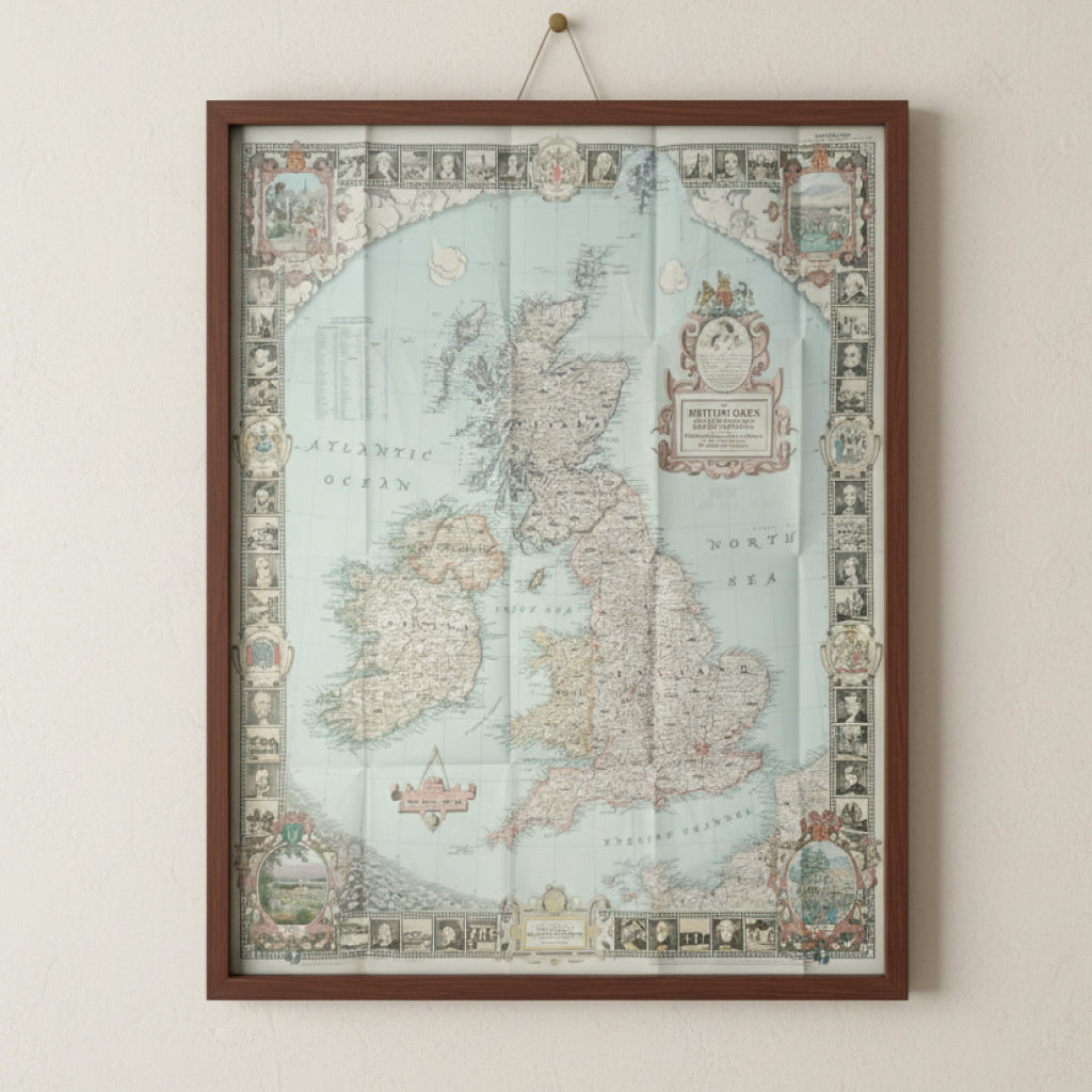 NATIONAL GEOGRAPHIC: THE BRITISH ISLES. The Map Division