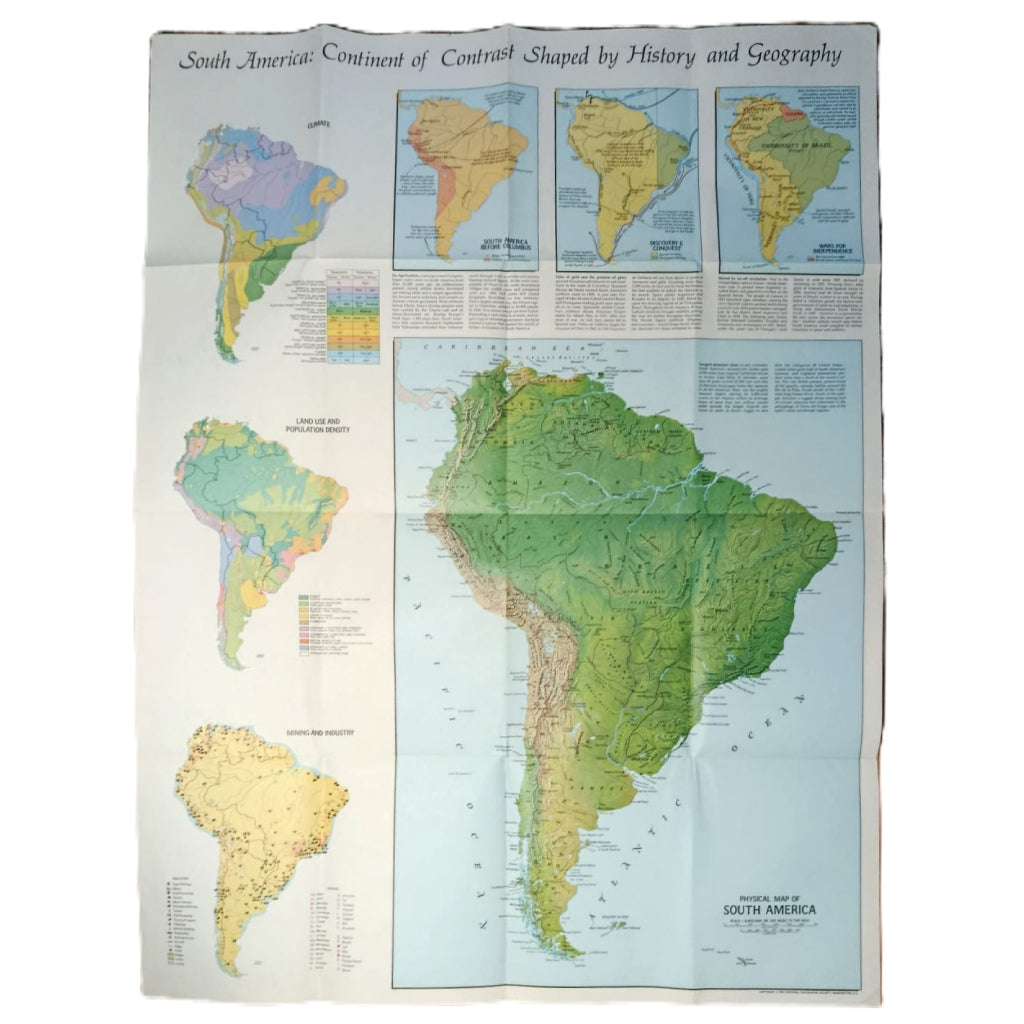 NATIONAL GEOGRAPHIC: SOUTH AMERICA. Gilbert M. Grosvenor, Editor