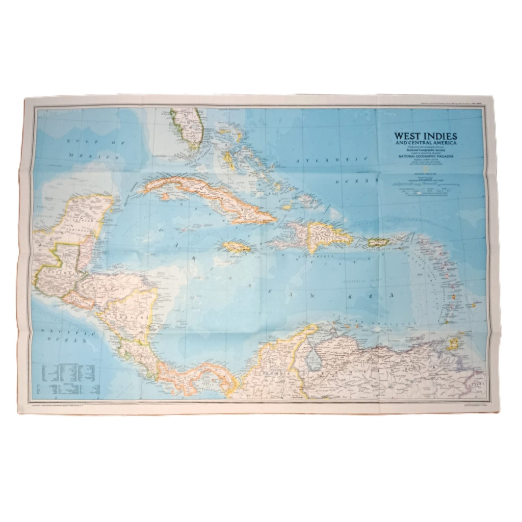 NATIONAL GEOGRAPHIC: WEST INDIES AND CENTRAL AMERICA/ TOURIST ISLANDS