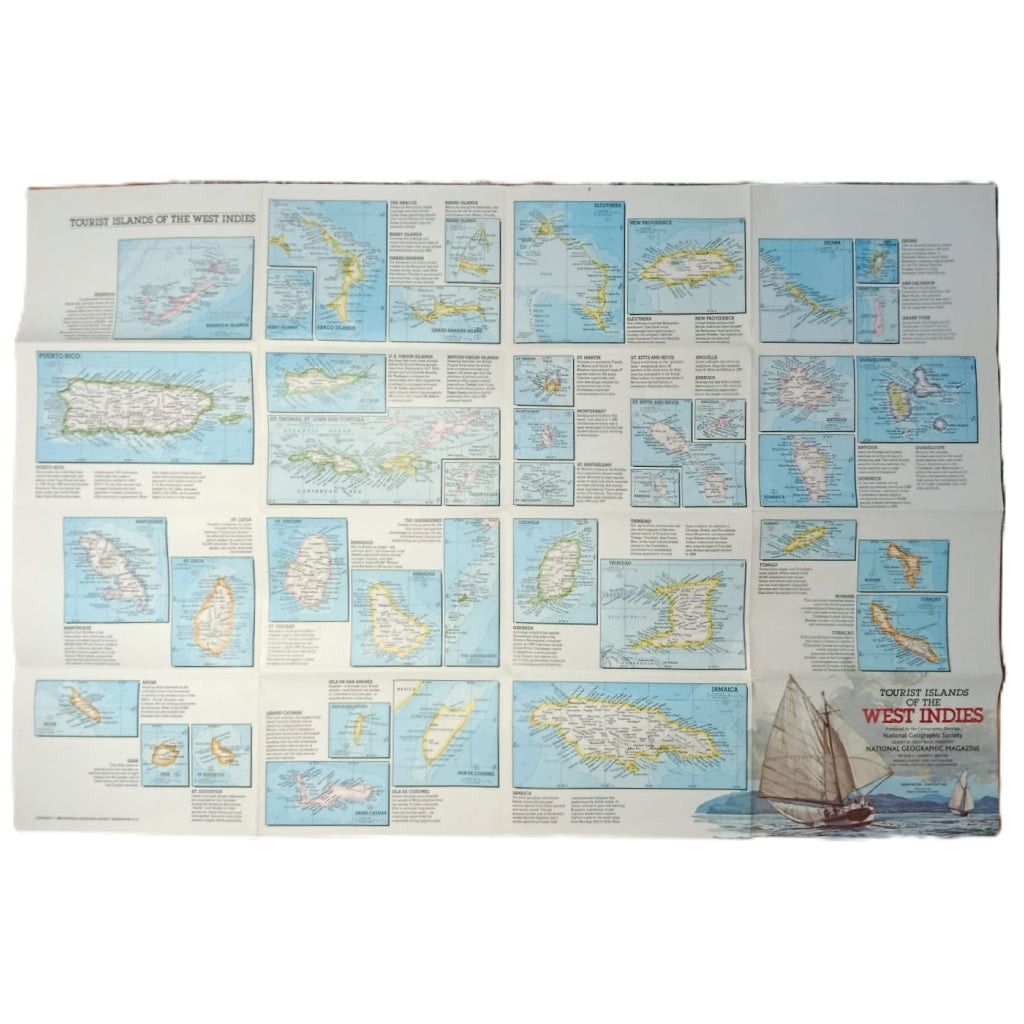 NATIONAL GEOGRAPHIC: WEST INDIES AND CENTRAL AMERICA/ TOURIST ISLANDS