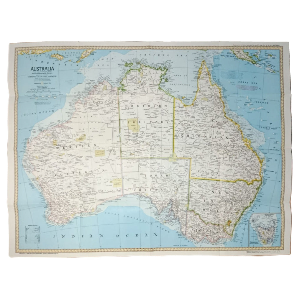 NATIONAL GEOGRAPHIC: AUSTRALIA & AUSTRALIA LAND OF LIVING FOSSILS