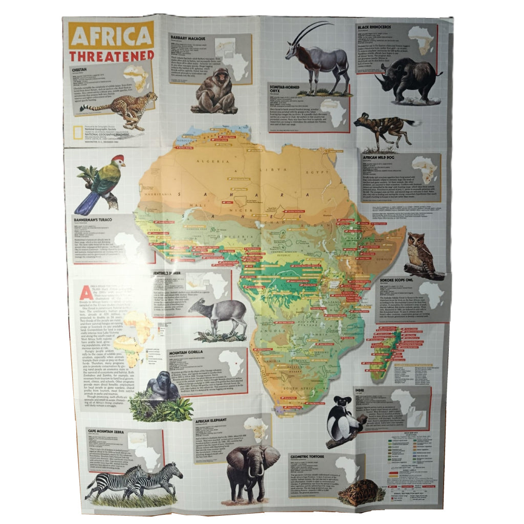 NATIONAL GEOGRAPHIC: AFRICA & AFRICA THREATENED