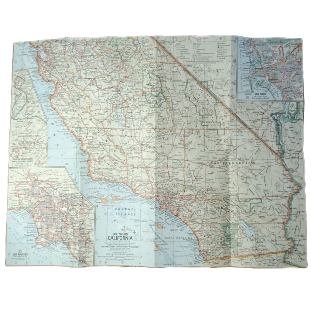 NATIONAL GEOGRAPHIC: SOUTHERN CALIFORNIA & NORTHERN CALIFORNIA