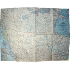 1966 WESTERN CANADA Map - National Geographic - Rockies & Yukon - 62x48cm - Archival Quality