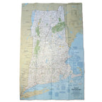 1975 WESTERN NEW ENGLAND Map - National Geographic - Close-up: U.S.A. Series - 89x58cm - High Grade