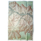 1978 THE HEART OF THE GRAND CANYON Map - National Geographic - Masterpiece by Tibor Tóth - 58x88cm - High Grade