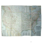1958 NATIONAL PARKS of the USA & CANADA Map - National Geographic - Heritage Edition - 63x48cm - High Grade